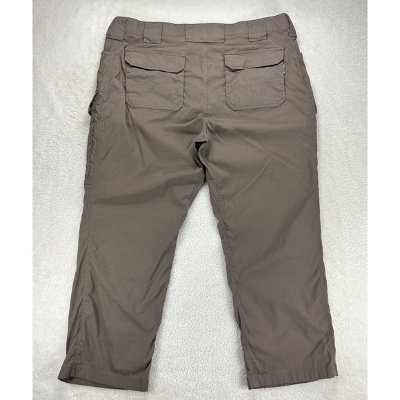 Duluth Trading Cargo Pants Mens 44x30 Beige Flex Dry On The Fly Performance - Picture 9 of 16